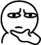 $[阿鲁表情]::(想一想)